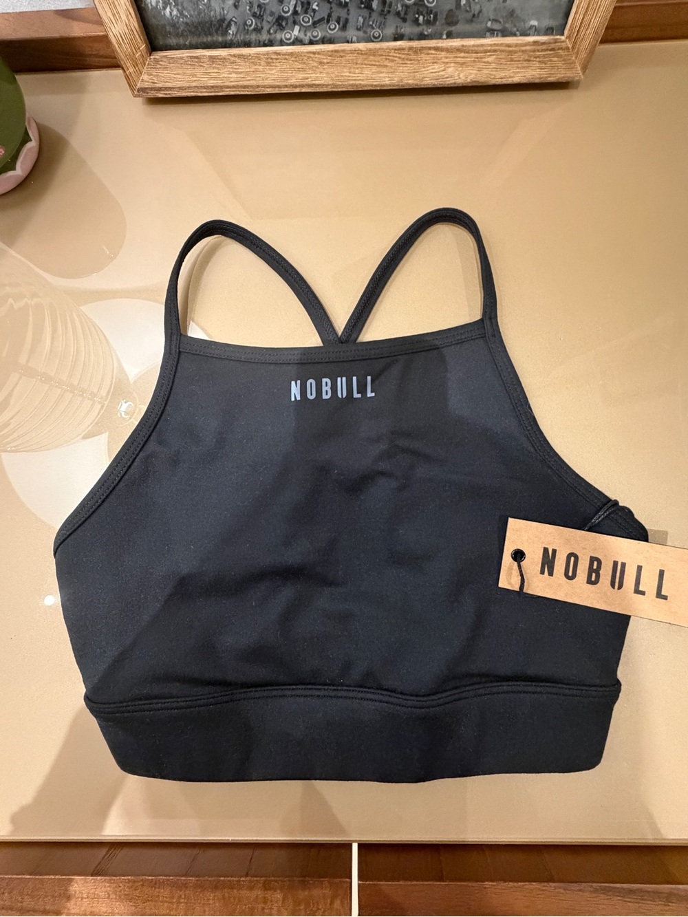 NOBULL Black Strappy Performance Sports Bra